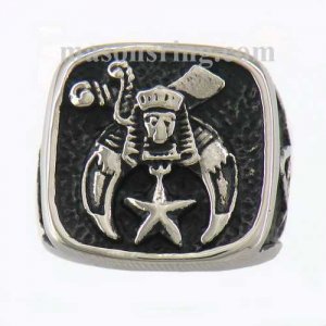 Shriners masonic ring MBLR0015