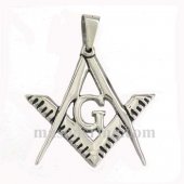 square and compasses masonic pendant MP0008