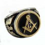 gold plating eagle scout masonic ring MBLR0017