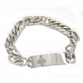 master mason masonic bracelet width 10mm length 22cm MB0001