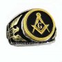 gold plating eagle scout masonic ring MBLR0017